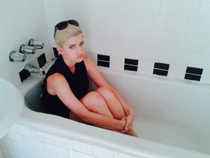 Lia regretting leaving her composing tub.